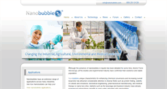 Desktop Screenshot of nanobubbles.com